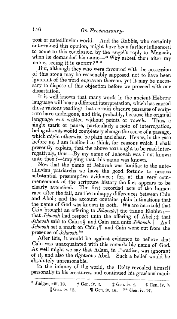 The Freemasons' Quarterly Review: 1841-06-30 - On Freemasonry. Evidences, Doctrines, And Traditions.