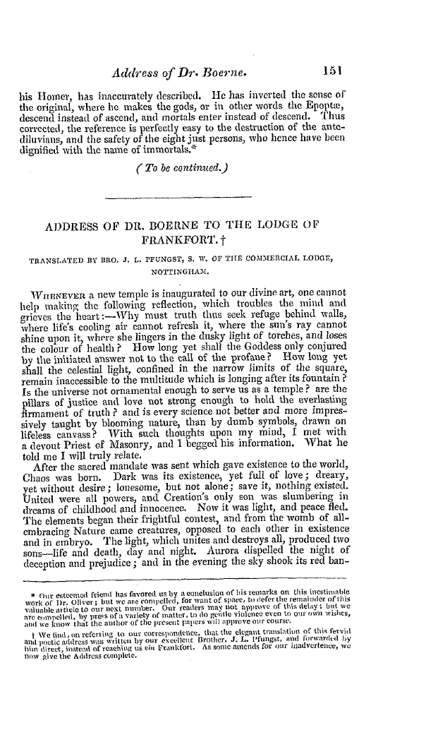 The Freemasons' Quarterly Review: 1841-06-30 - On The History Of Initiation.*