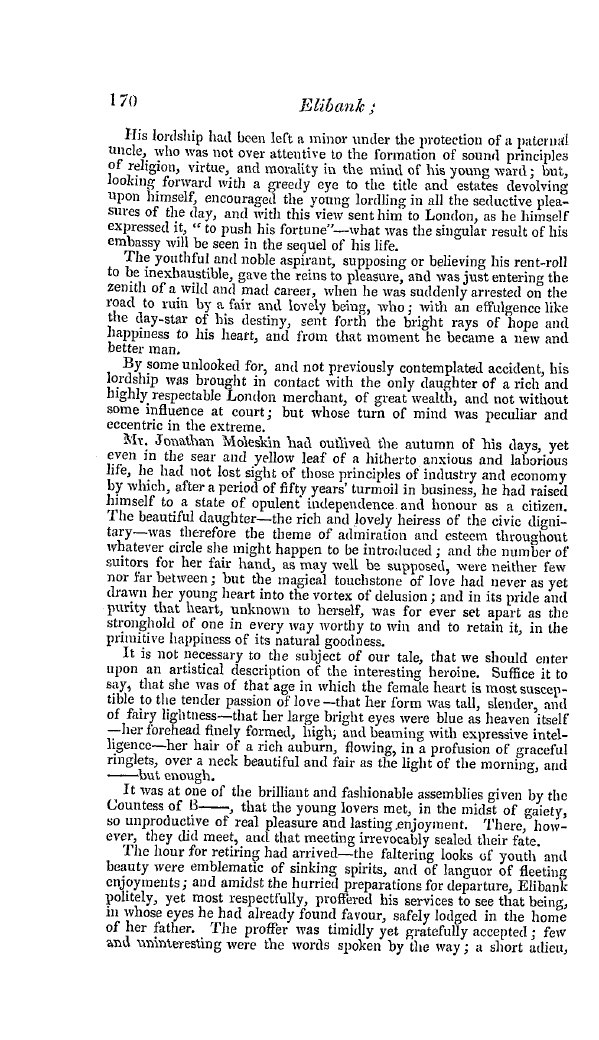 The Freemasons' Quarterly Review: 1841-06-30 - Elibank; Or, The Noble Basket-Maker.