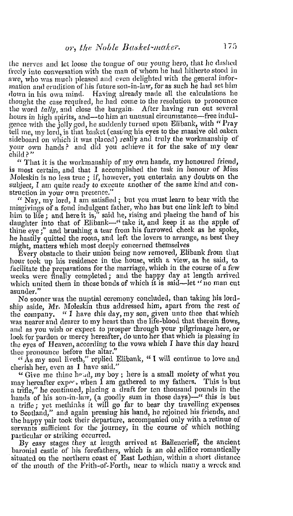 The Freemasons' Quarterly Review: 1841-06-30 - Elibank; Or, The Noble Basket-Maker.