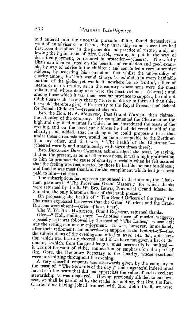 The Freemasons' Quarterly Review: 1841-06-30 - The Charities.