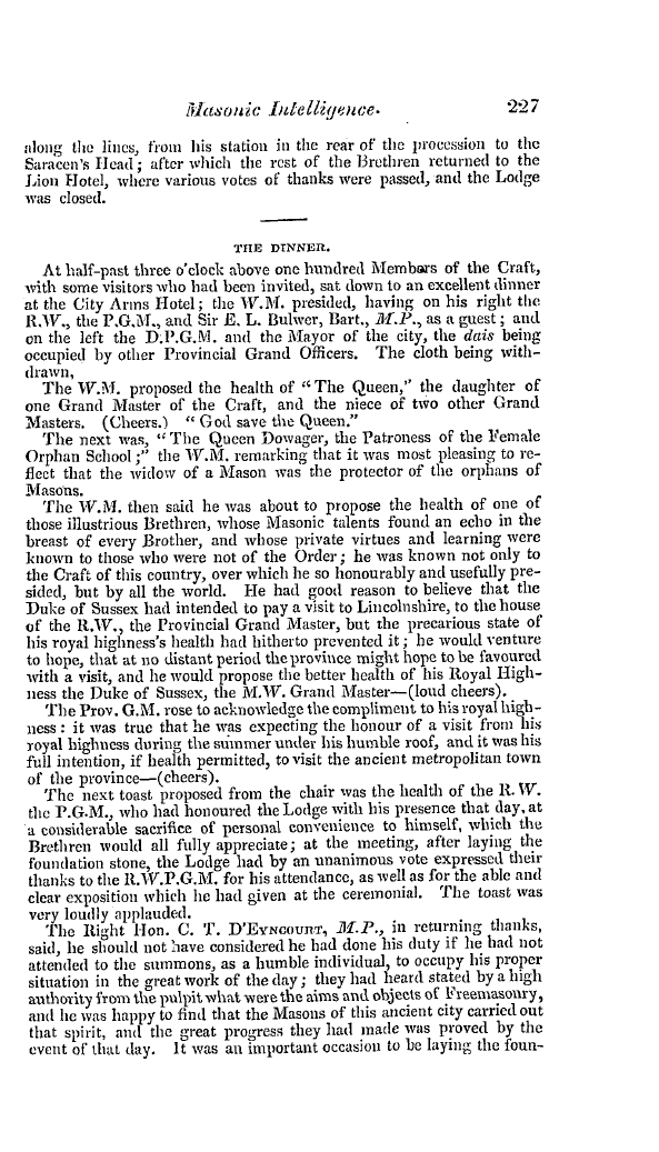 The Freemasons' Quarterly Review: 1841-06-30 - Provincial.