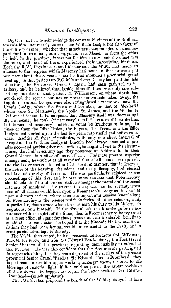 The Freemasons' Quarterly Review: 1841-06-30 - Provincial.