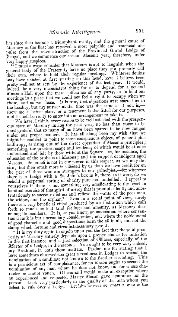 The Freemasons' Quarterly Review: 1841-06-30 - India.