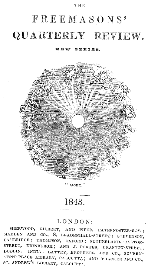 The Freemasons' Quarterly Review