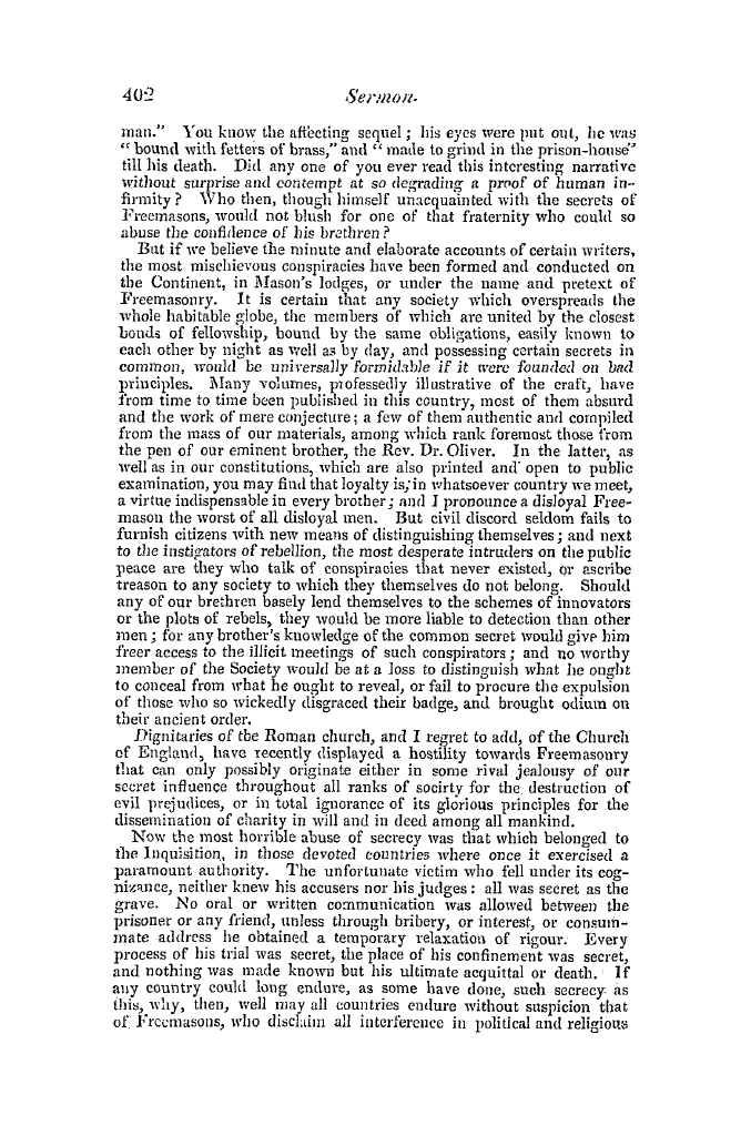 The Freemasons' Quarterly Review: 1845-12-31 - Sermon,