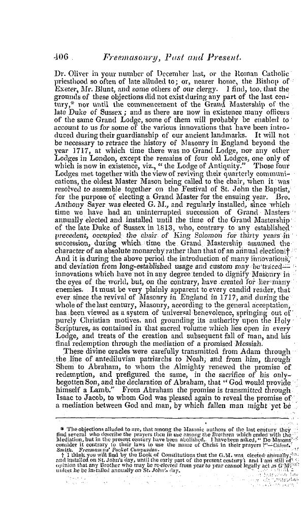 The Freemasons' Quarterly Review: 1845-12-31 - Freemasonry, Past And Present.