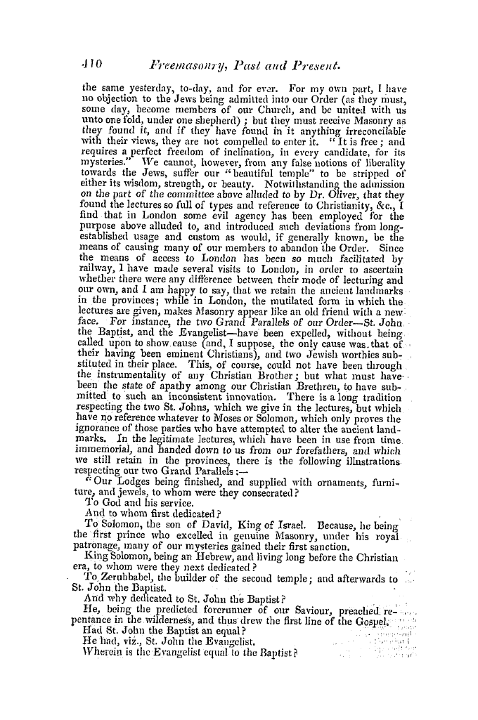 The Freemasons' Quarterly Review: 1845-12-31 - Freemasonry, Past And Present.