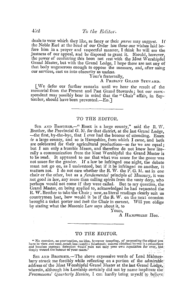 The Freemasons' Quarterly Review: 1845-12-31: 66