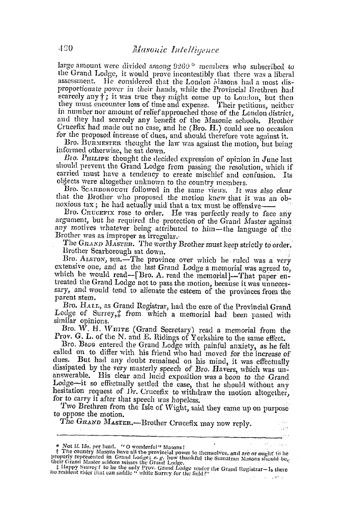 The Freemasons' Quarterly Review: 1845-12-31 - Masonic Intelligence.