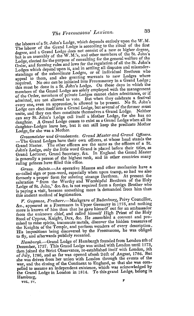 The Freemasons' Quarterly Review: 1846-03-31 - The Freemasons' Lexicon.