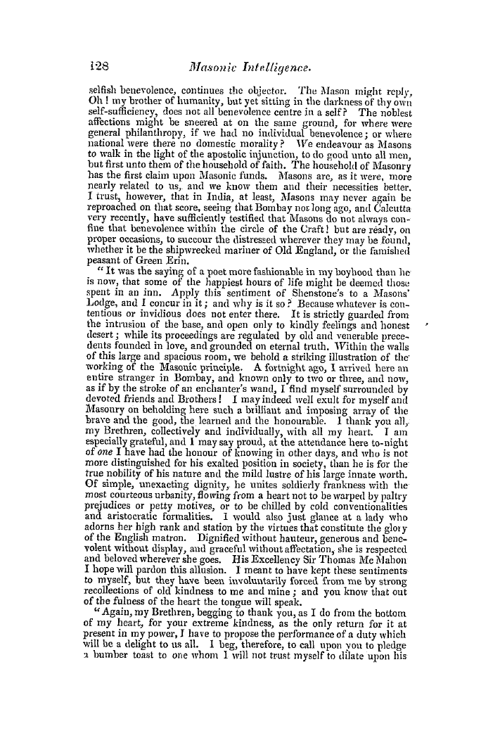 The Freemasons' Quarterly Review: 1846-03-31 - India.