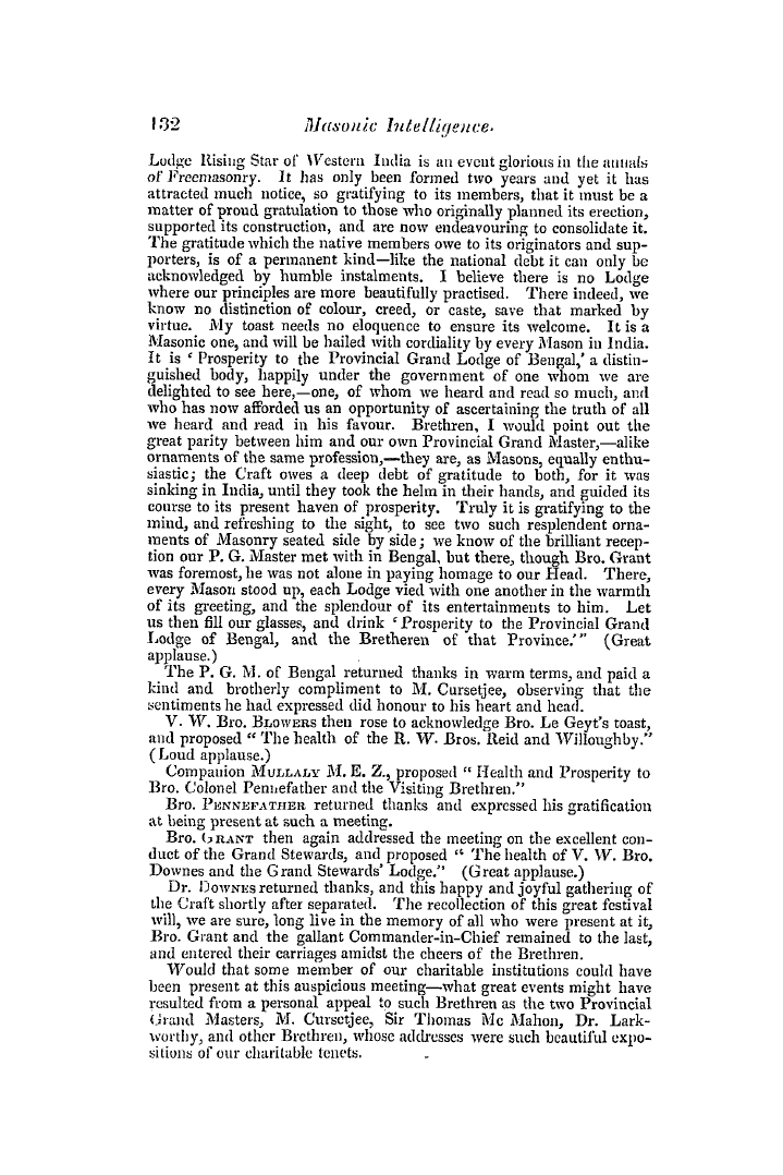 The Freemasons' Quarterly Review: 1846-03-31 - India.