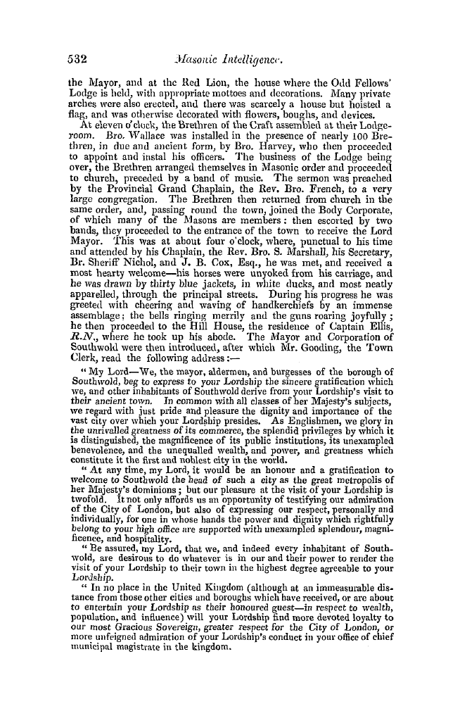 The Freemasons' Quarterly Review: 1850-12-31 - Provincial.