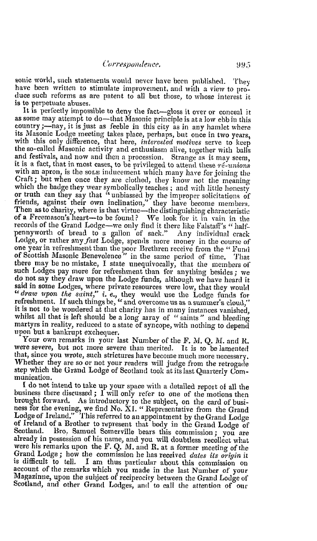 The Freemasons' Quarterly Review: 1851-06-30: 55