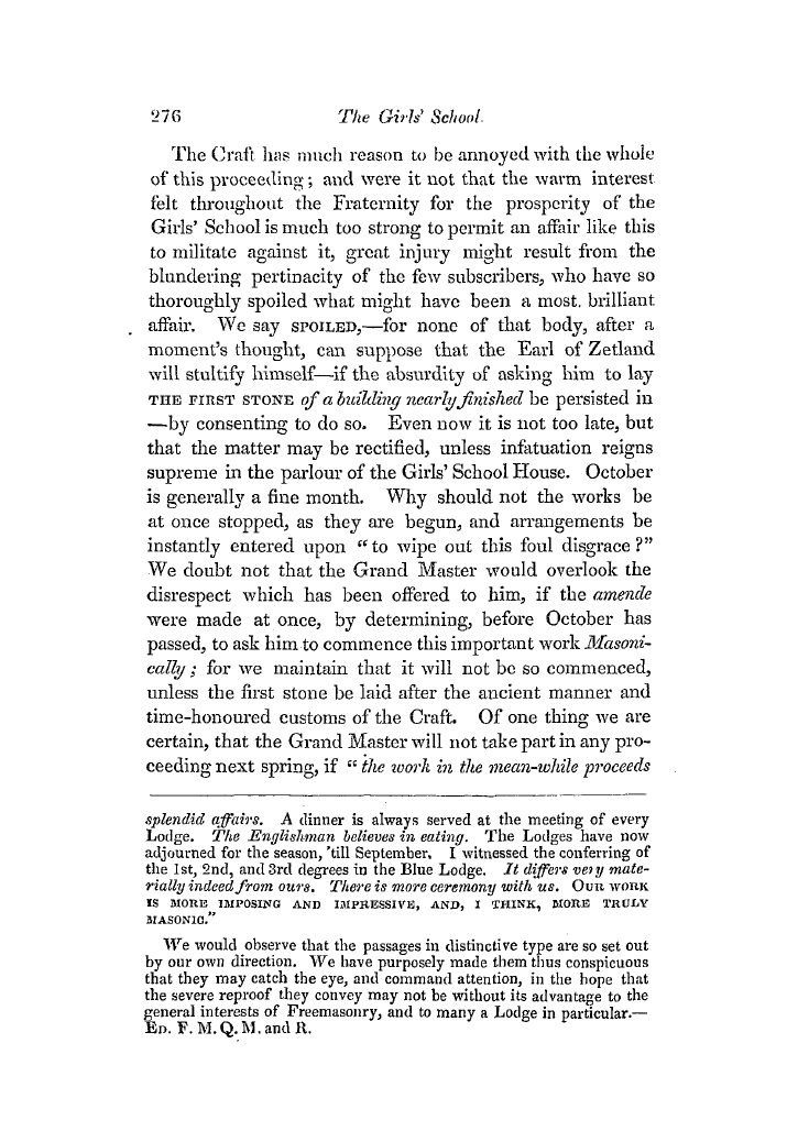 The Freemasons' Quarterly Review: 1851-09-30: 8