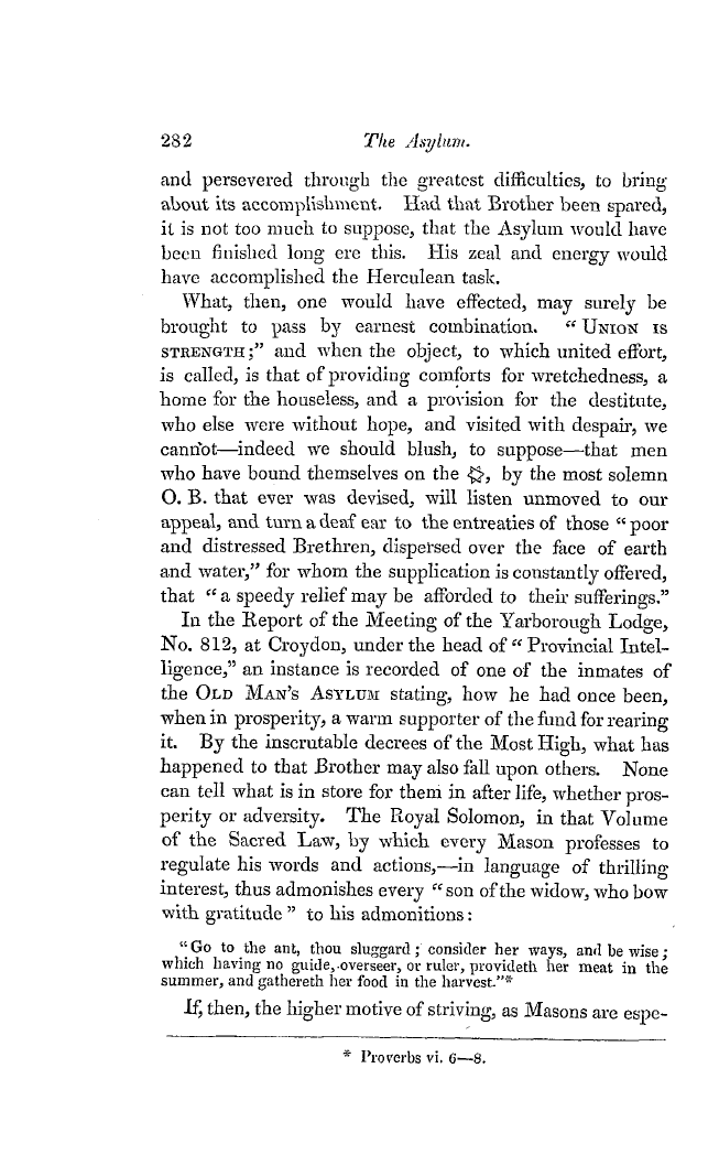 The Freemasons' Quarterly Review: 1851-09-30 - The Asylum For Aged And Decayed Freemasons.