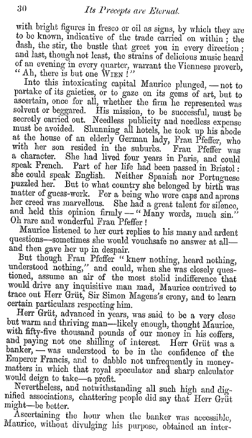 The Freemasons' Quarterly Review: 1852-03-31 - "Its Precepts Are Eternal;" Or , The Practice Of A Freemason's Daughter.