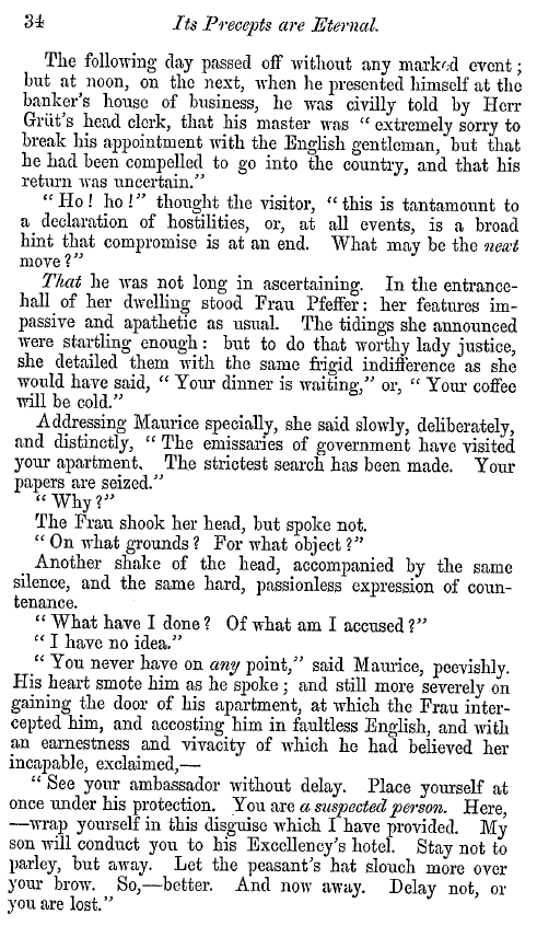 The Freemasons' Quarterly Review: 1852-03-31 - "Its Precepts Are Eternal;" Or , The Practice Of A Freemason's Daughter.