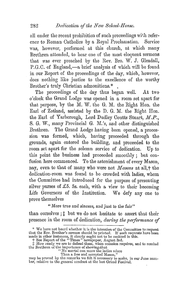 The Freemasons' Quarterly Review: 1852-09-30 - The Freemasons' Quarterly Magazine And Review.