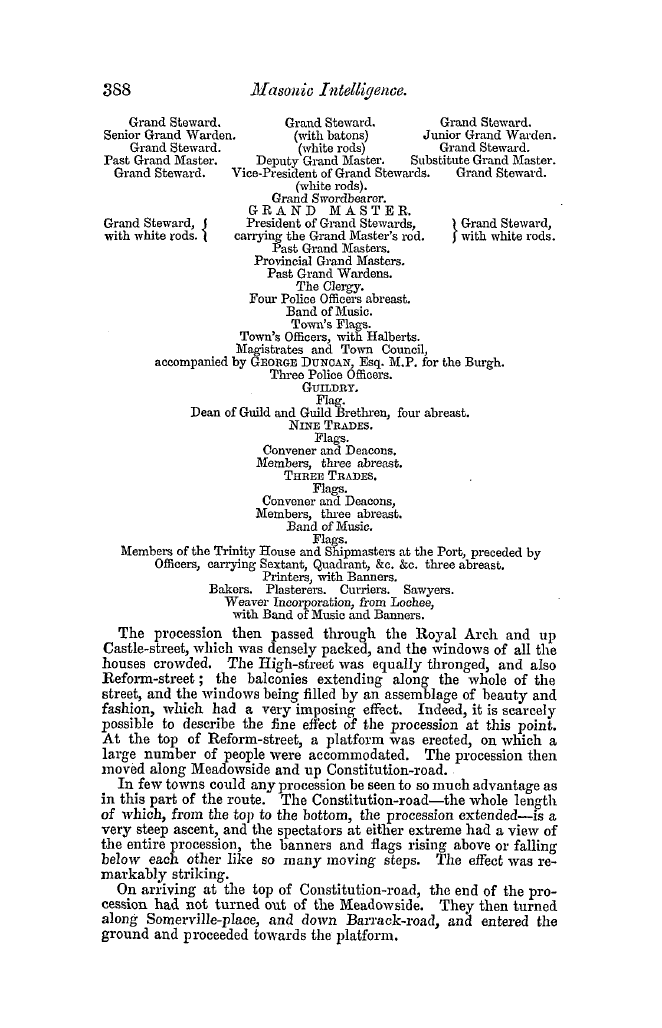 The Freemasons' Quarterly Review: 1852-09-30 - Scotland.