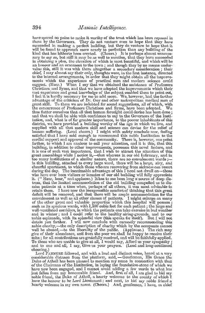 The Freemasons' Quarterly Review: 1852-09-30 - Scotland.