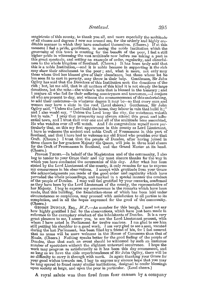 The Freemasons' Quarterly Review: 1852-09-30 - Scotland.