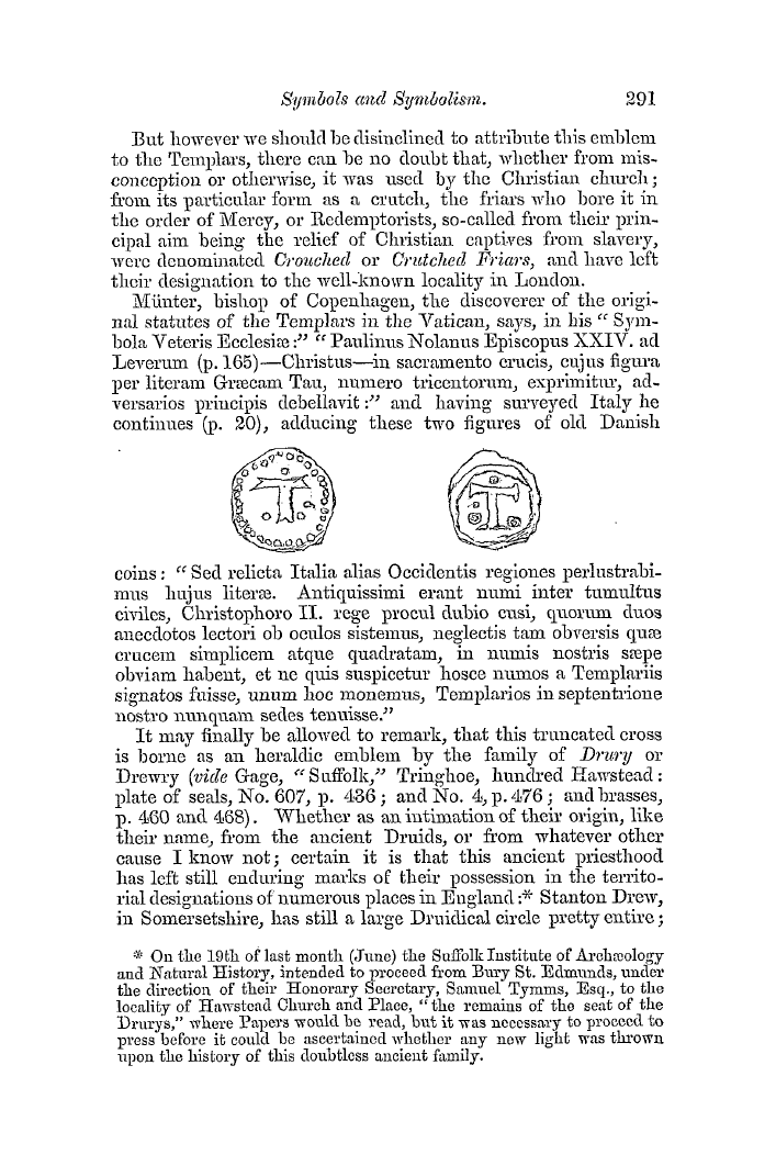 The Freemasons' Quarterly Review: 1853-06-30 - On Symbols And Symbolism,