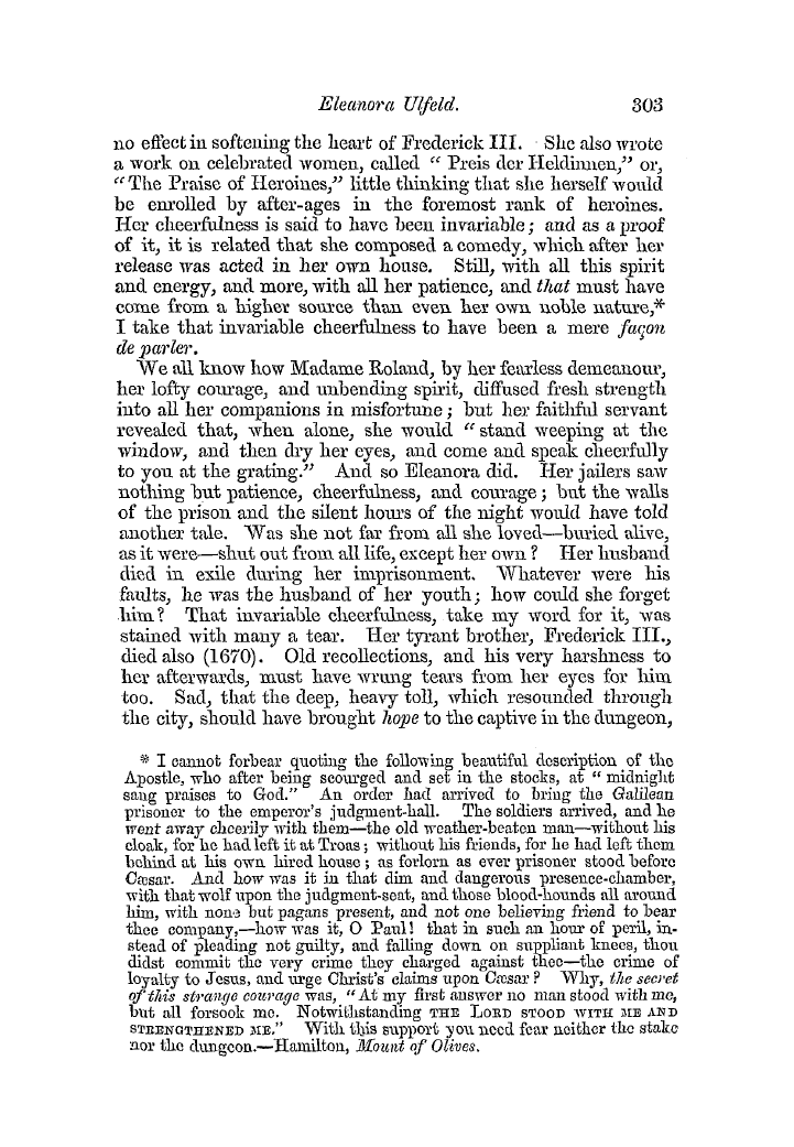 The Freemasons' Quarterly Review: 1853-06-30 - Eleanora Ulfeld.