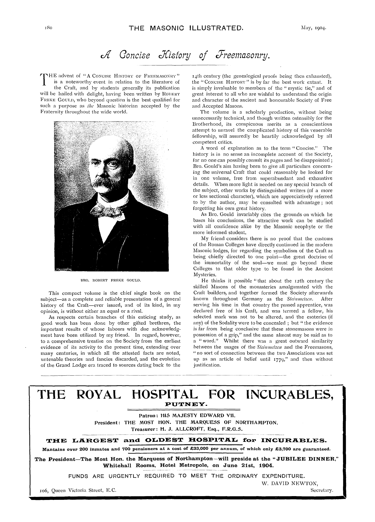 The Masonic Illustrated: 1904-05-01 - Ad02202