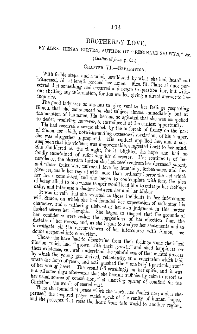 The Masonic Mirror: 1855-01-01 - Brotherly Love.