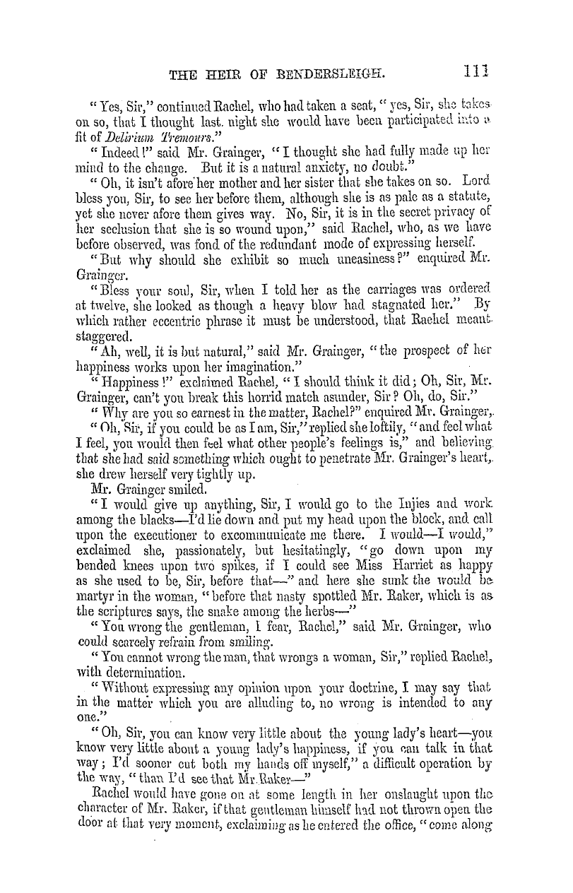 The Masonic Mirror: 1855-01-01 - The Heir Of Bendersleigh; Or, The Freemason's Promise.