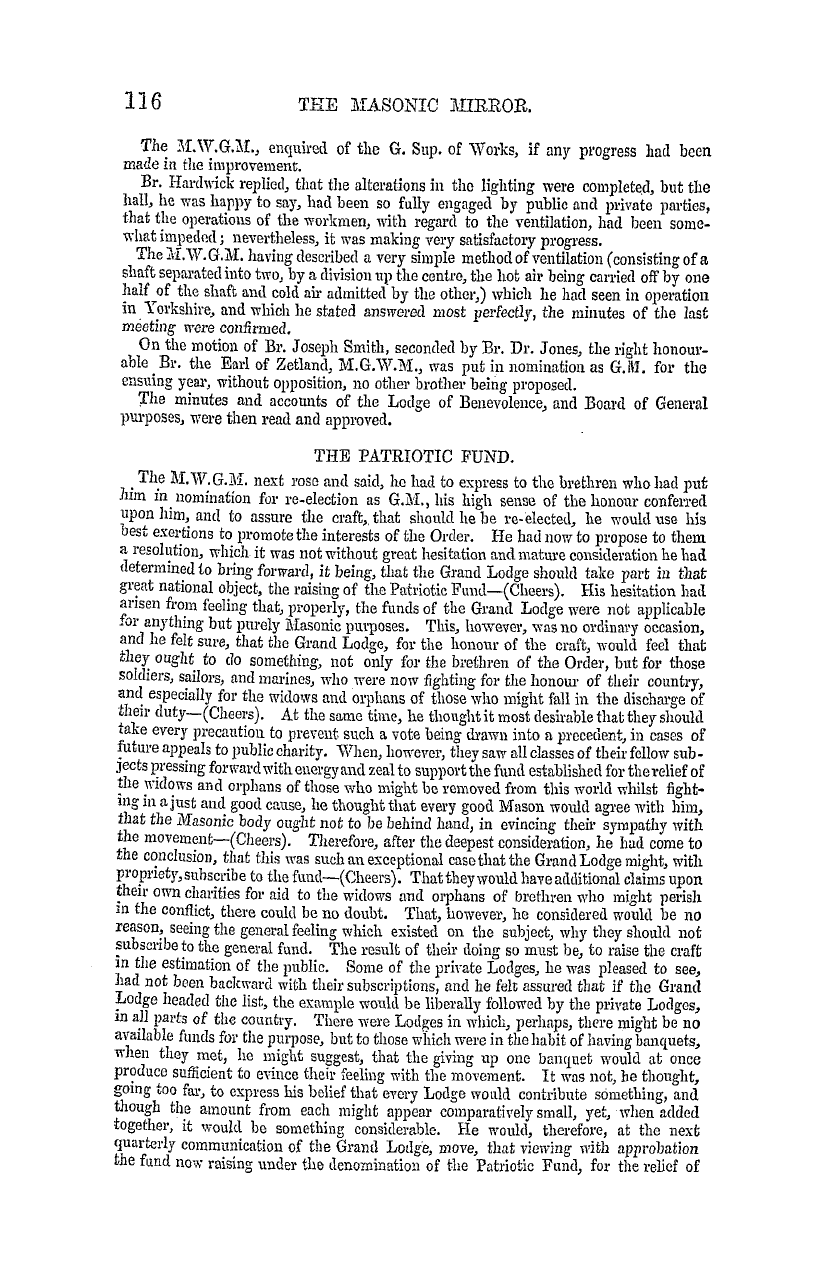 The Masonic Mirror: 1855-01-01 - Masonic Intelligence.