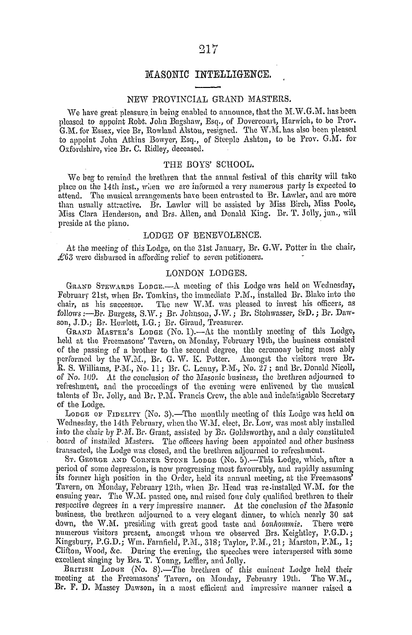 The Masonic Mirror: 1855-03-01: 21