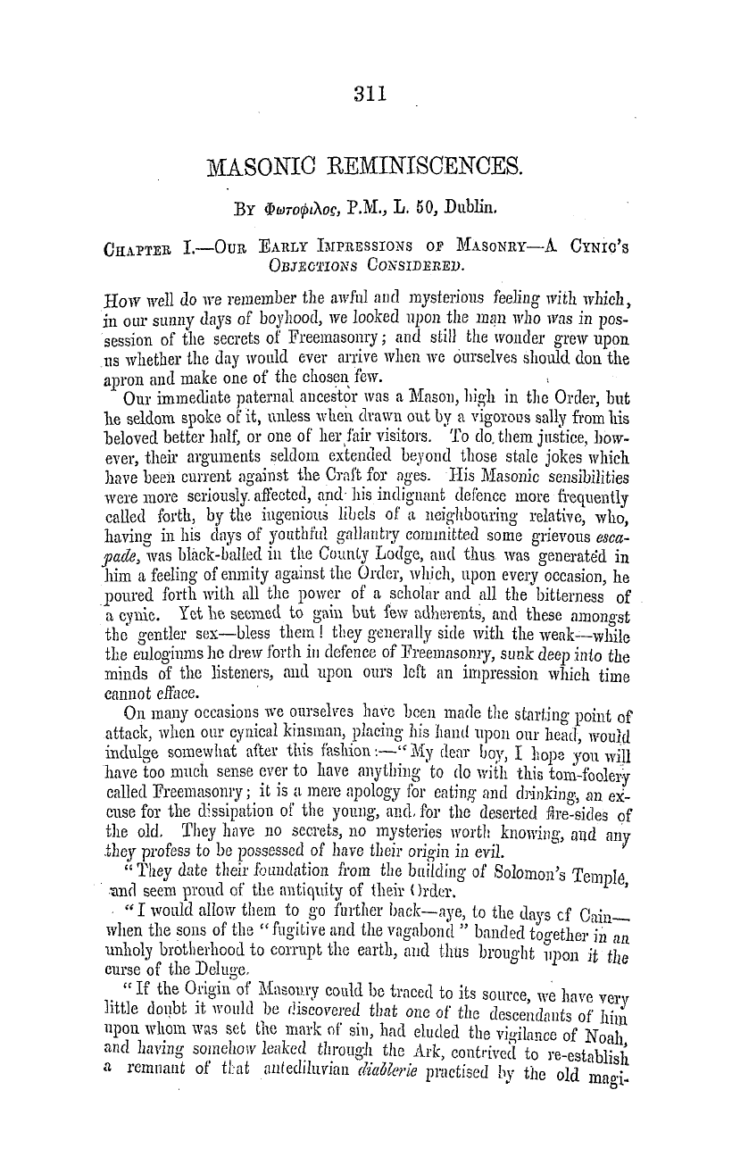 The Masonic Mirror: 1855-05-01: 11