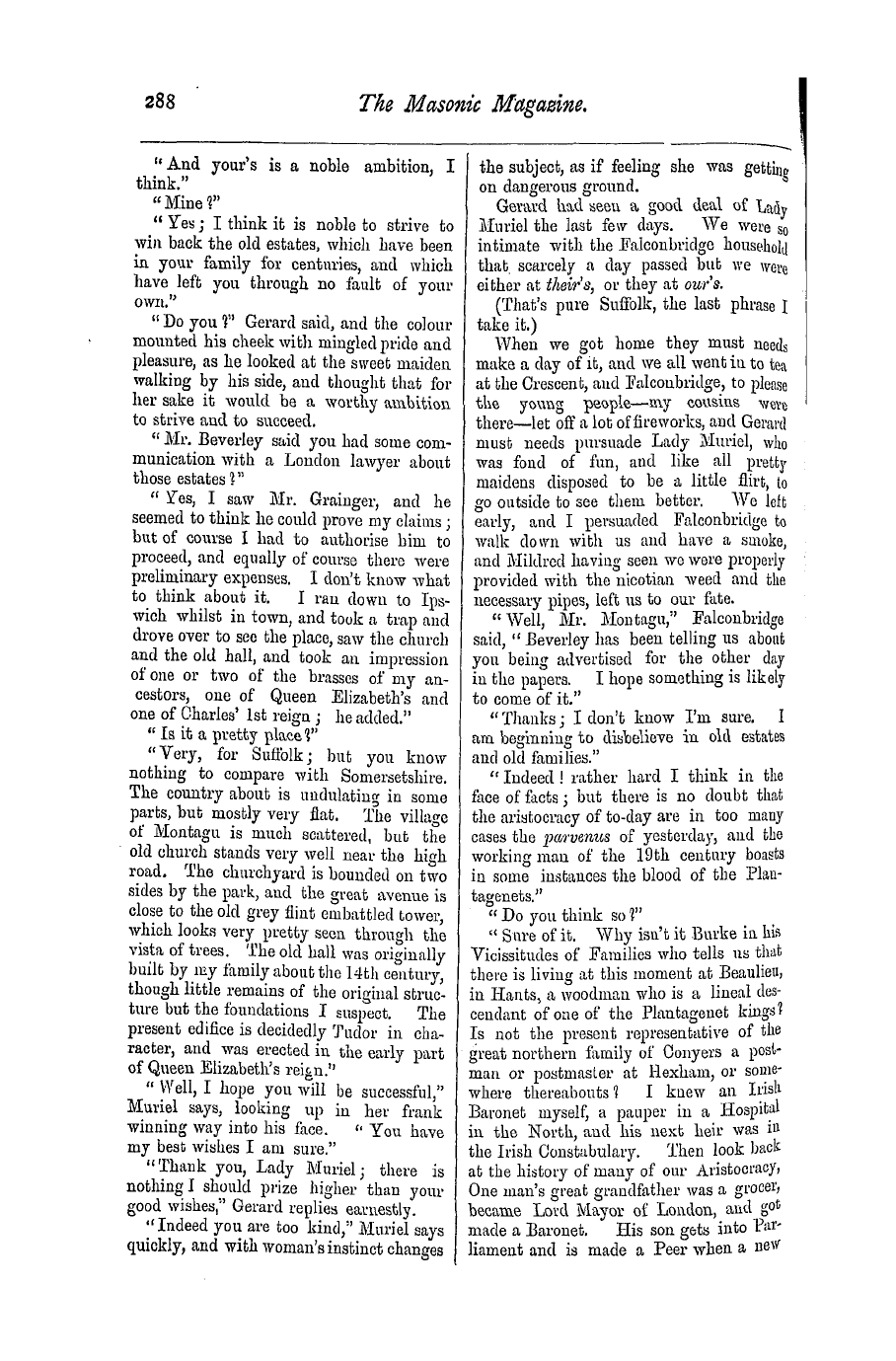 The Masonic Magazine: 1876-12-01 - Gerard Montagu;