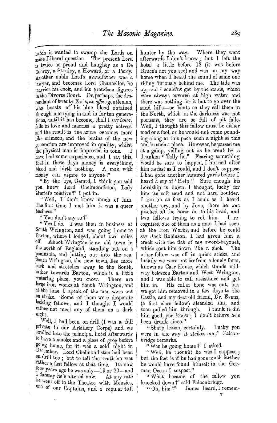 The Masonic Magazine: 1876-12-01 - Gerard Montagu;