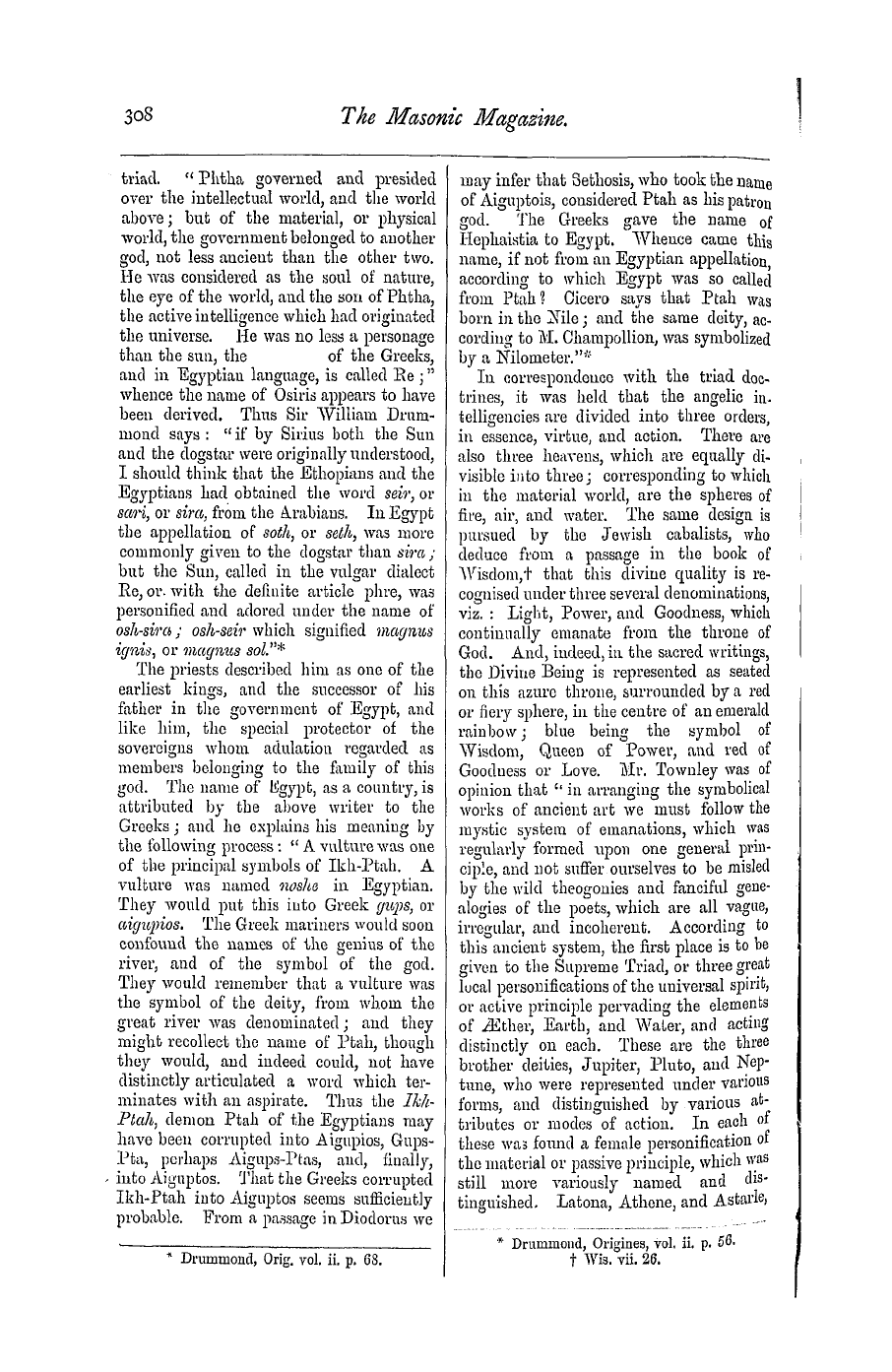 The Masonic Magazine: 1876-12-01 - The Origin And References Of The Hermesian Spurious Freemasonry.