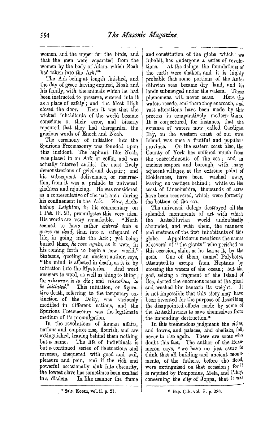 The Masonic Magazine: 1877-04-01 - The Origin And References Of The Hermesian Spurious Freemasonry.