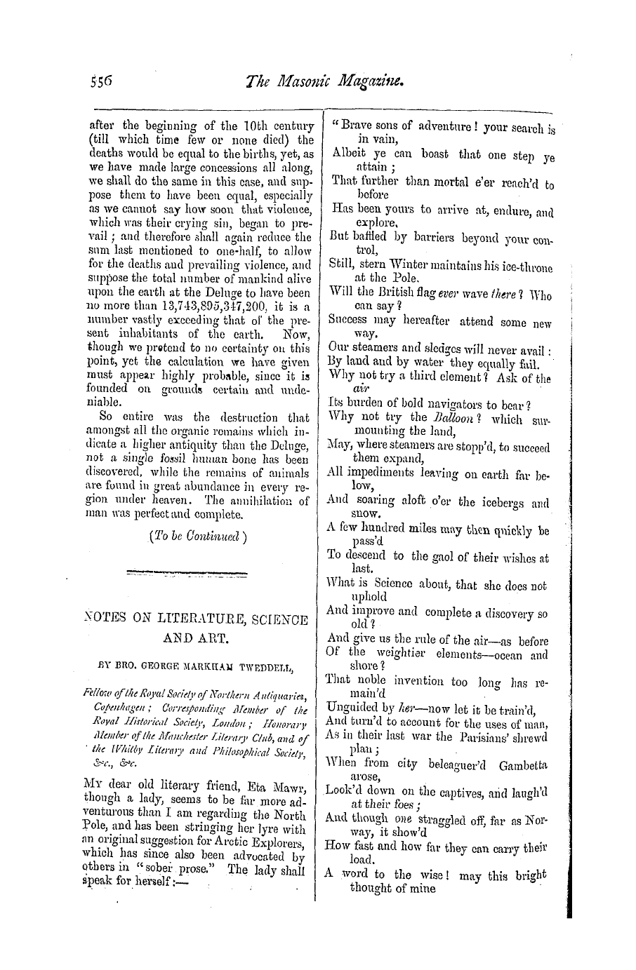 The Masonic Magazine: 1877-04-01 - The Origin And References Of The Hermesian Spurious Freemasonry.