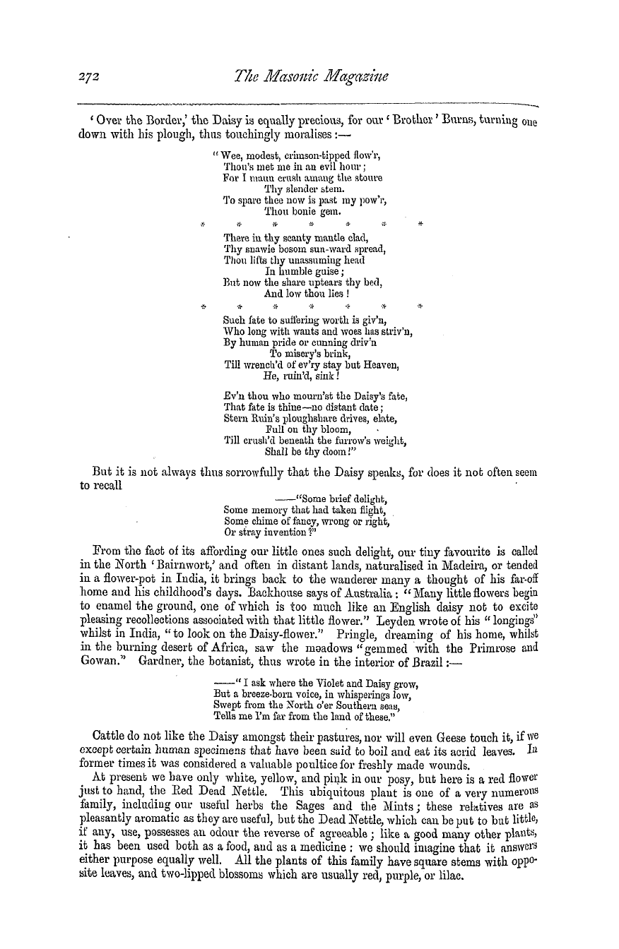 The Masonic Magazine: 1877-12-01 - The Work Of Nature In The Months.