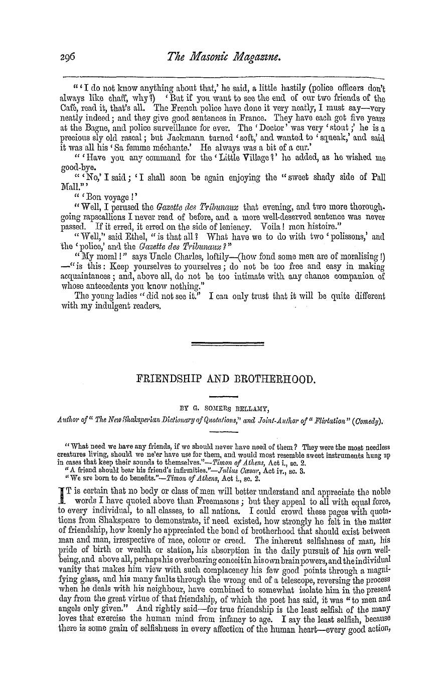 The Masonic Magazine: 1877-12-01 - Uncle Charles's Story.