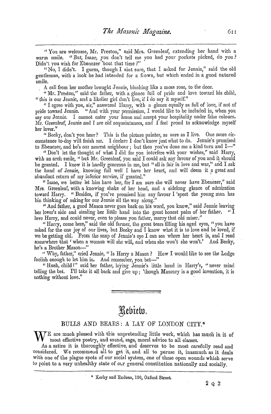 The Masonic Magazine: 1878-06-01 - Review.