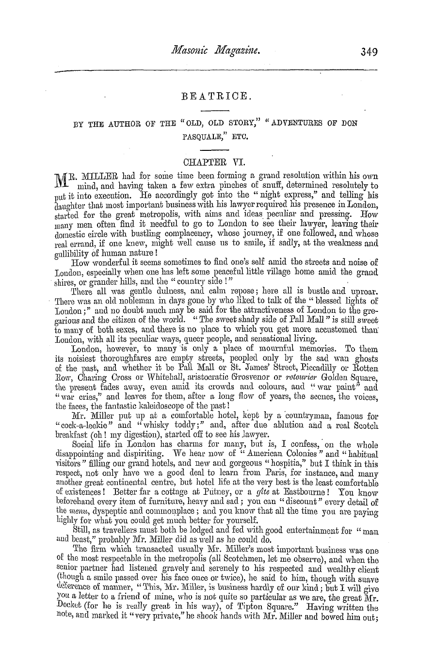 The Masonic Magazine: 1879-02-01 - Beatrice.