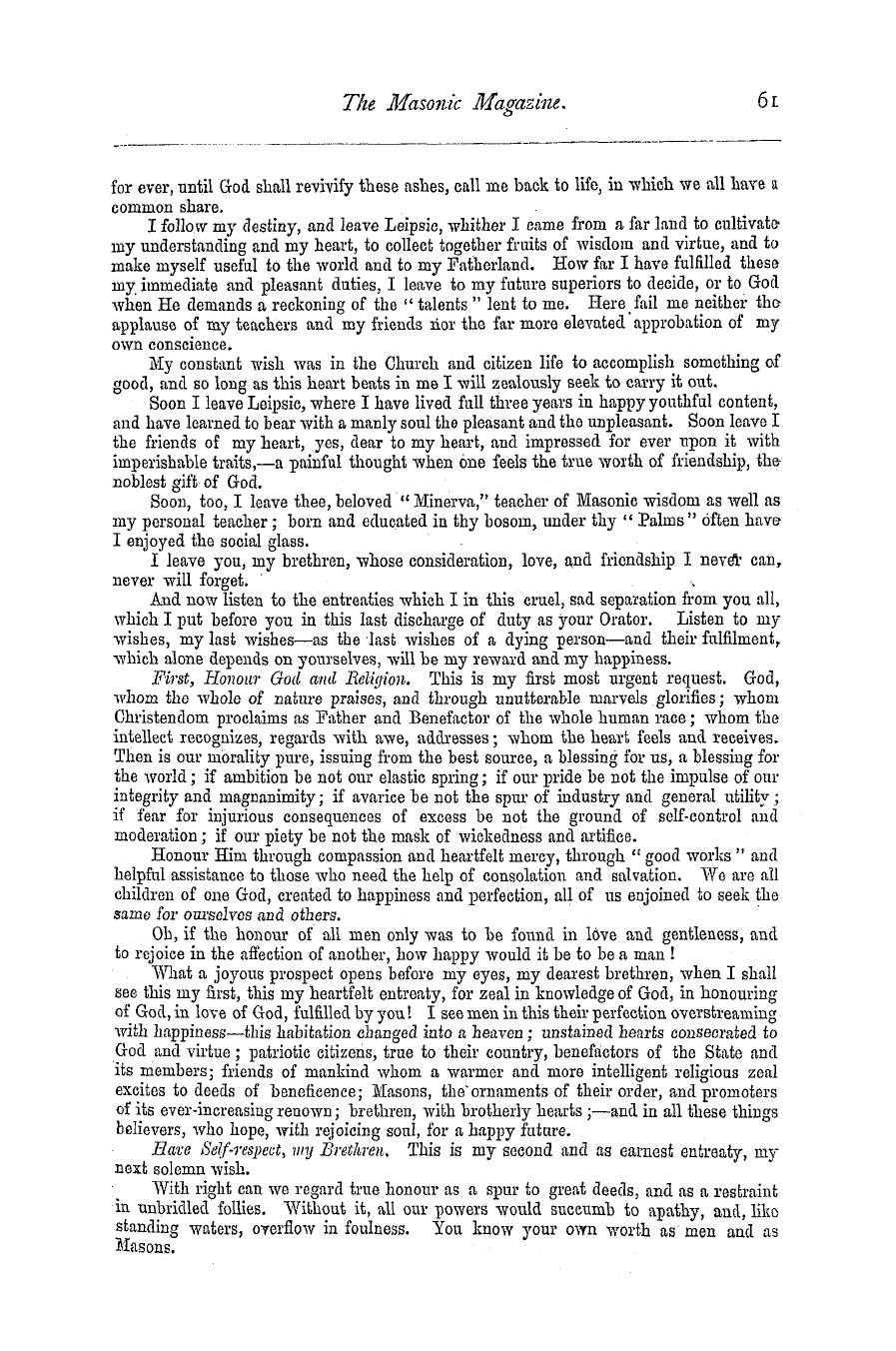 The Masonic Magazine: 1879-06-01 - German Masonic Teaching One Hundred Years Ago.