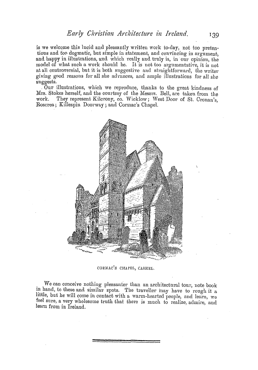 The Masonic Magazine: 1880-10-01 - Early Christian Architecture In Ireland.*