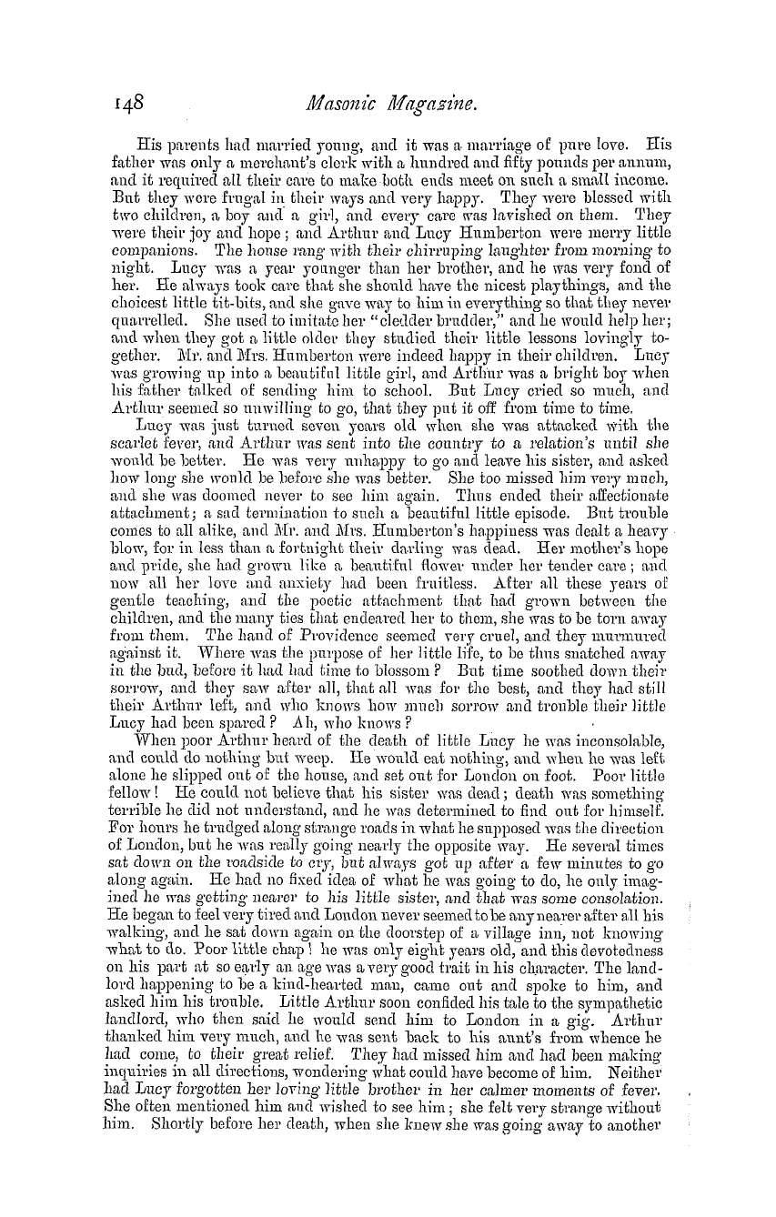 The Masonic Magazine: 1880-10-01 - After All, Or Thrice Won.