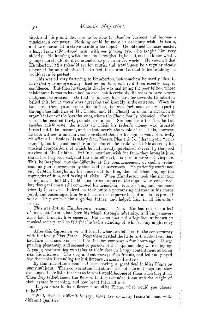 The Masonic Magazine: 1880-10-01 - After All, Or Thrice Won.