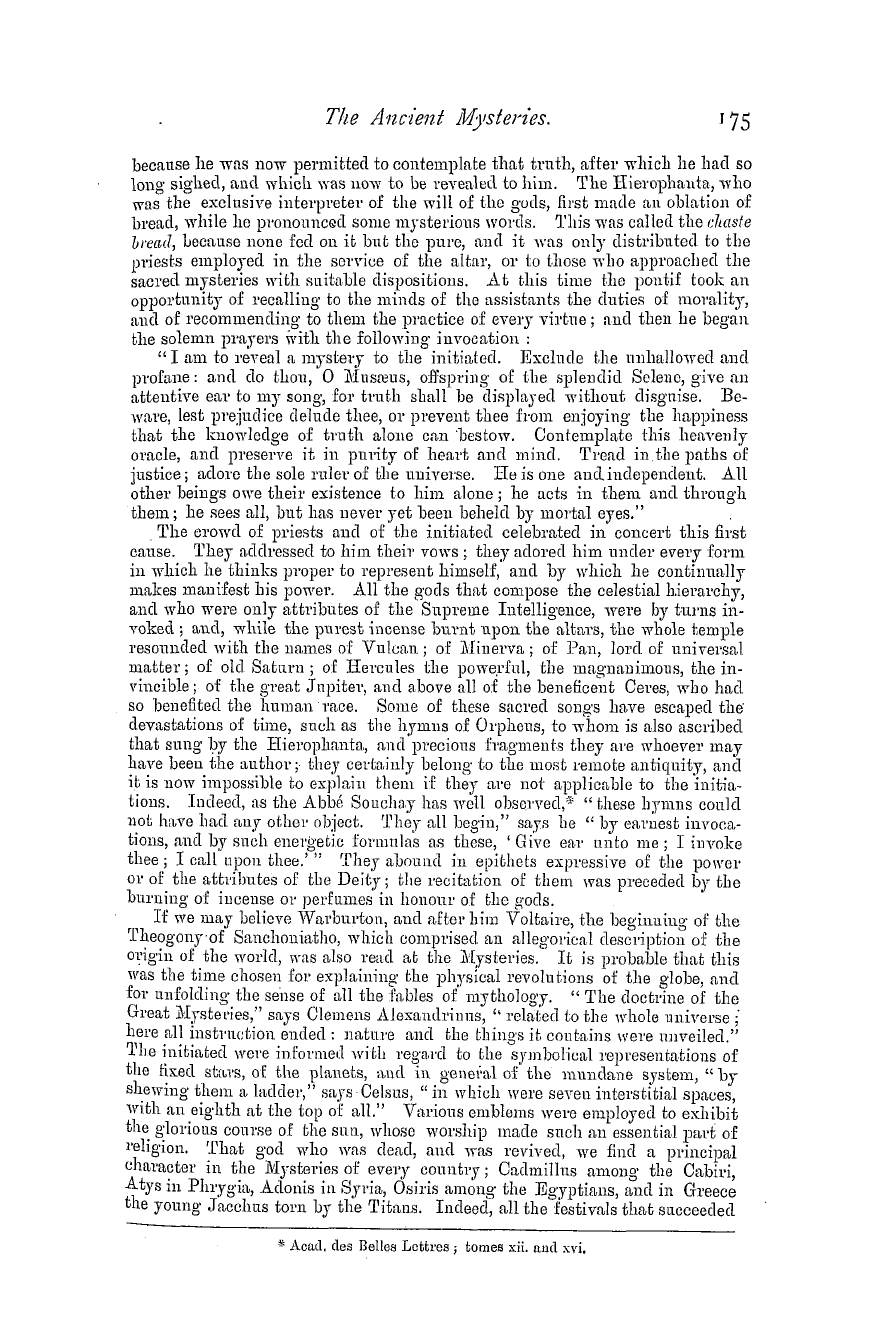 The Masonic Magazine: 1880-10-01 - The Ancient Mysteries.