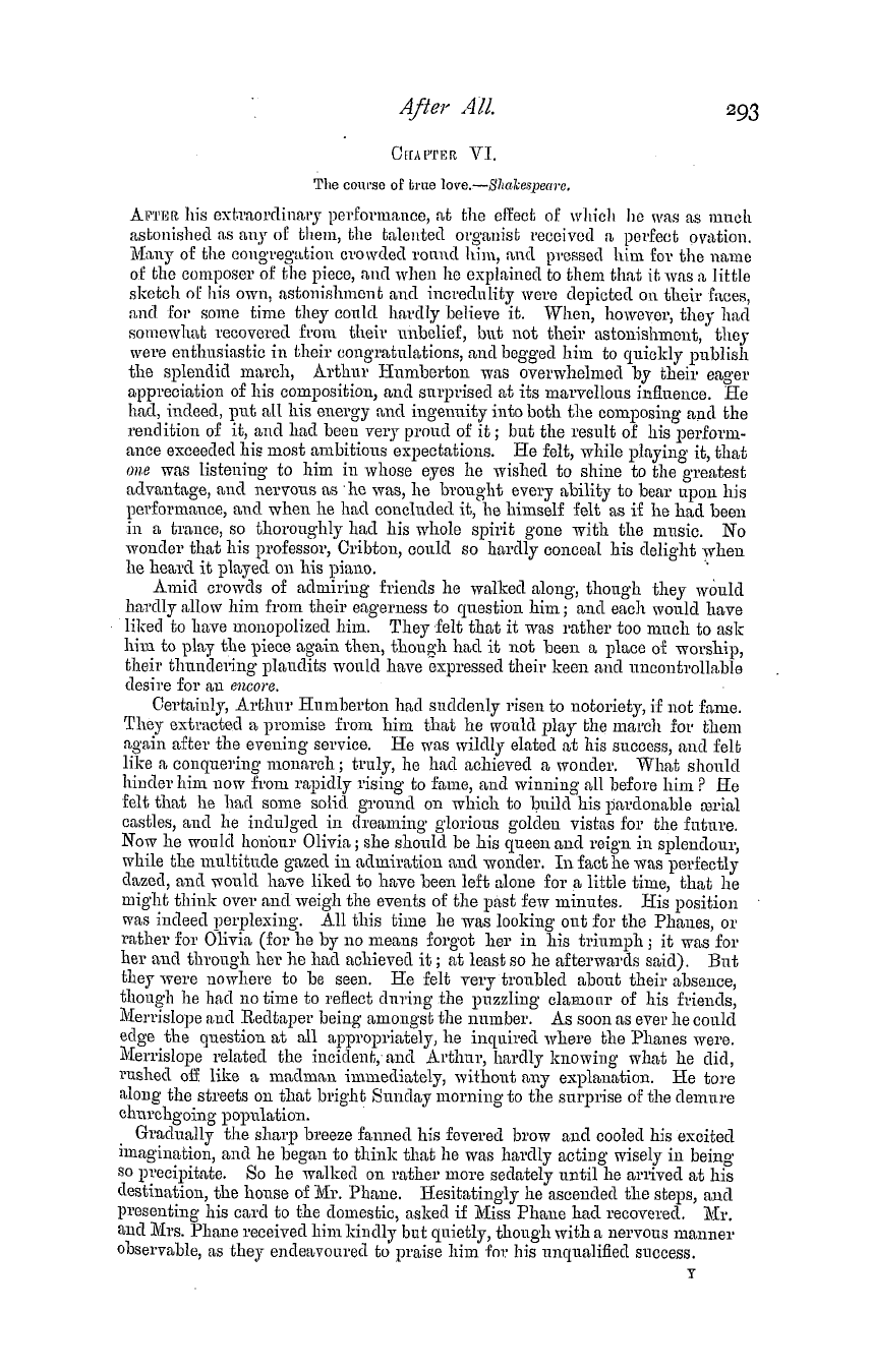 The Masonic Magazine: 1881-01-01 - After All.